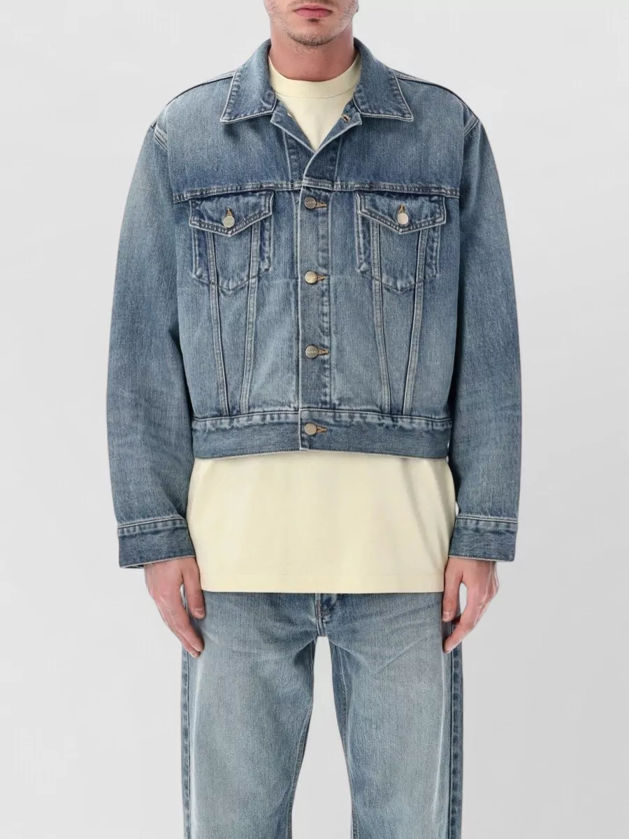 Fear Of God denim classic trucker jacket