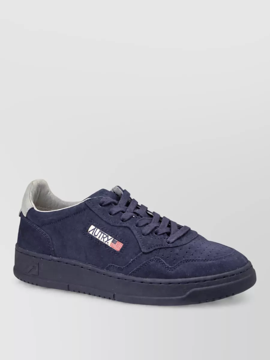 Autry Suede Leather Low-Top Sneakers