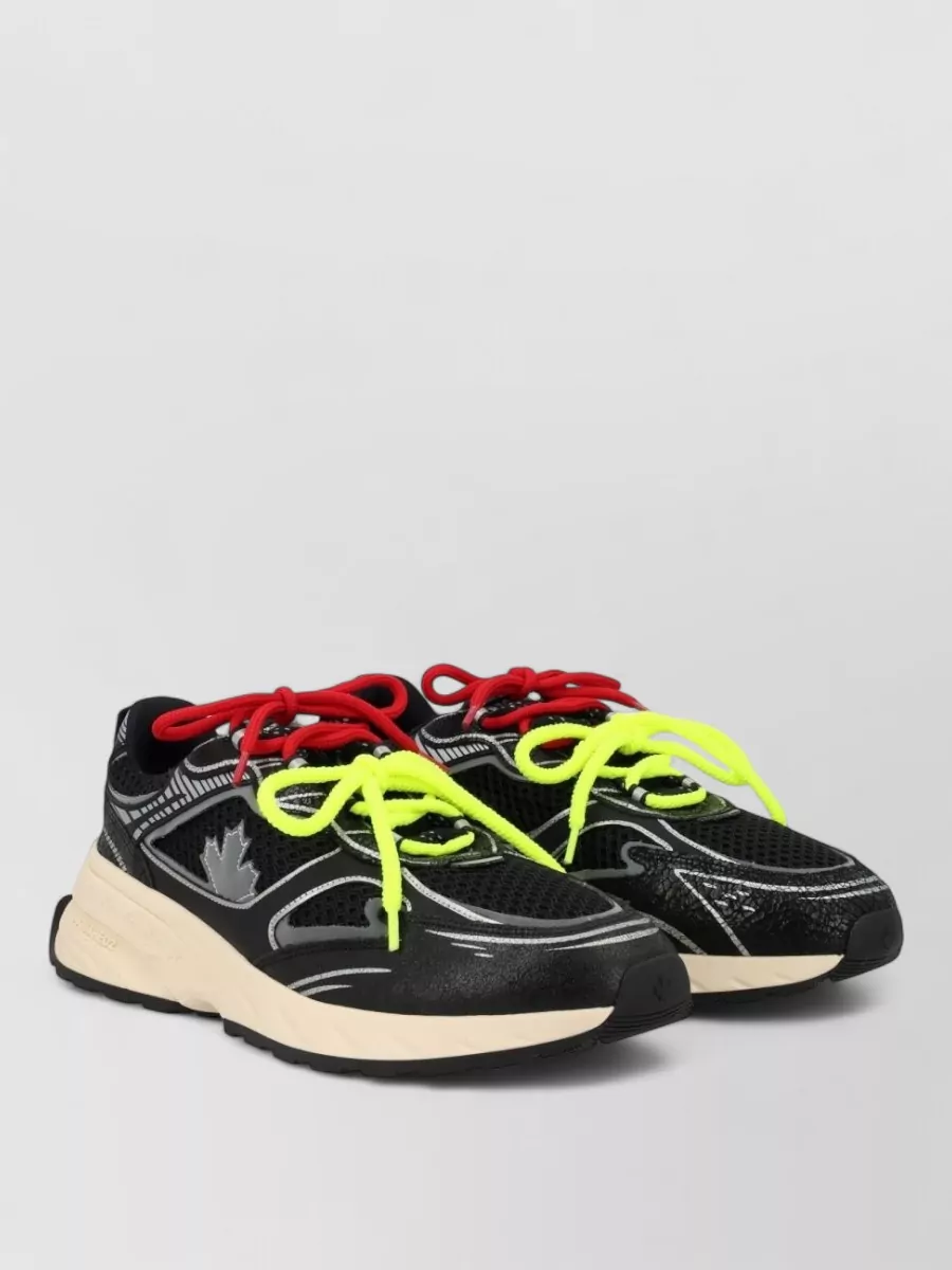 Dsquared2 Leather Low-Top Sneakers