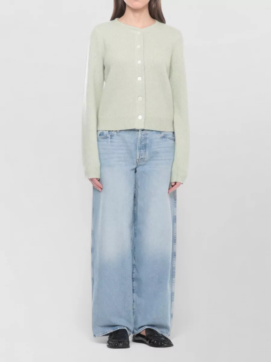 Guest In Residence Cashmere Silk Ribbed Cardigan