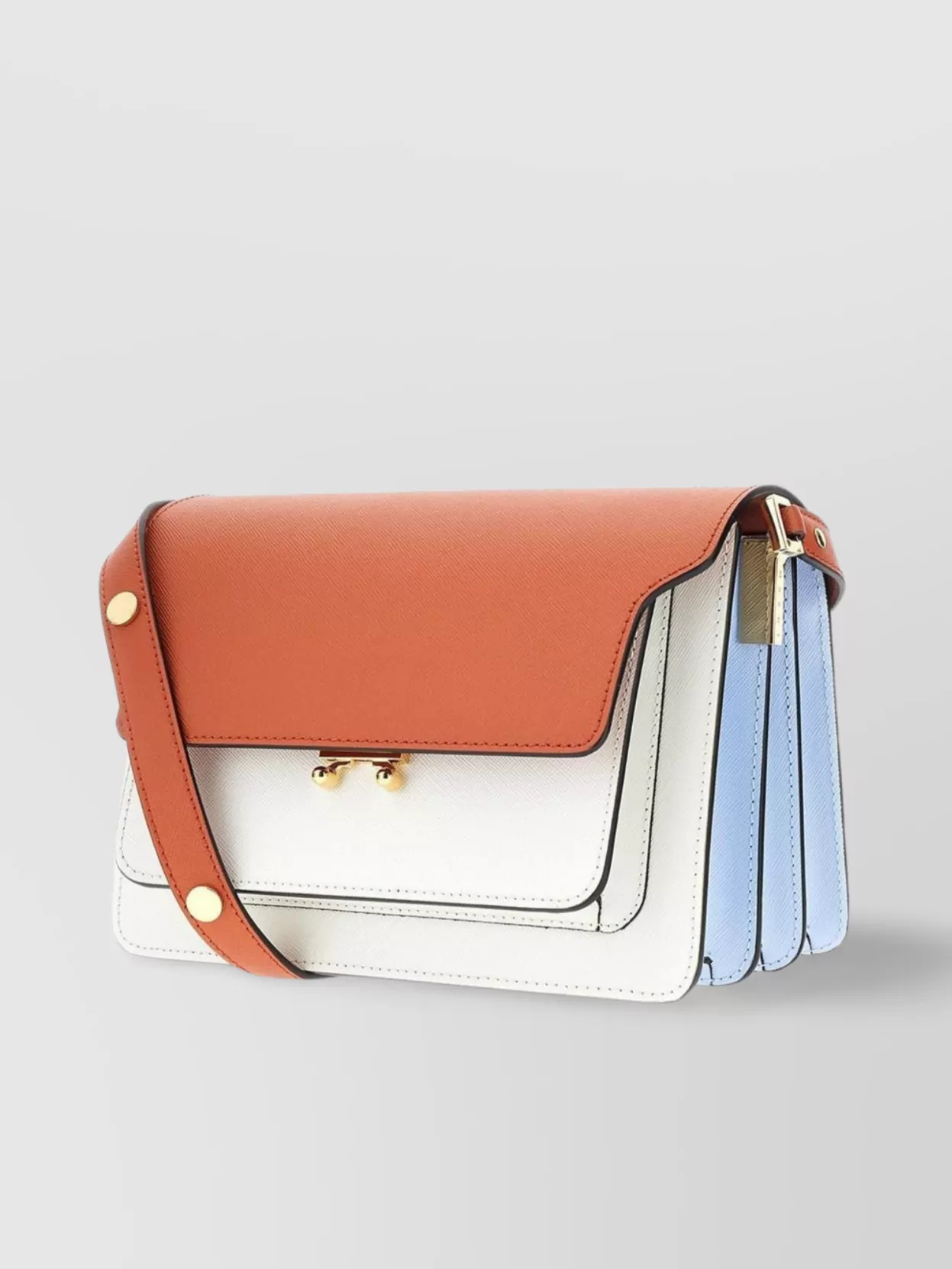 Marni Leather Trunk Crossbody Bag