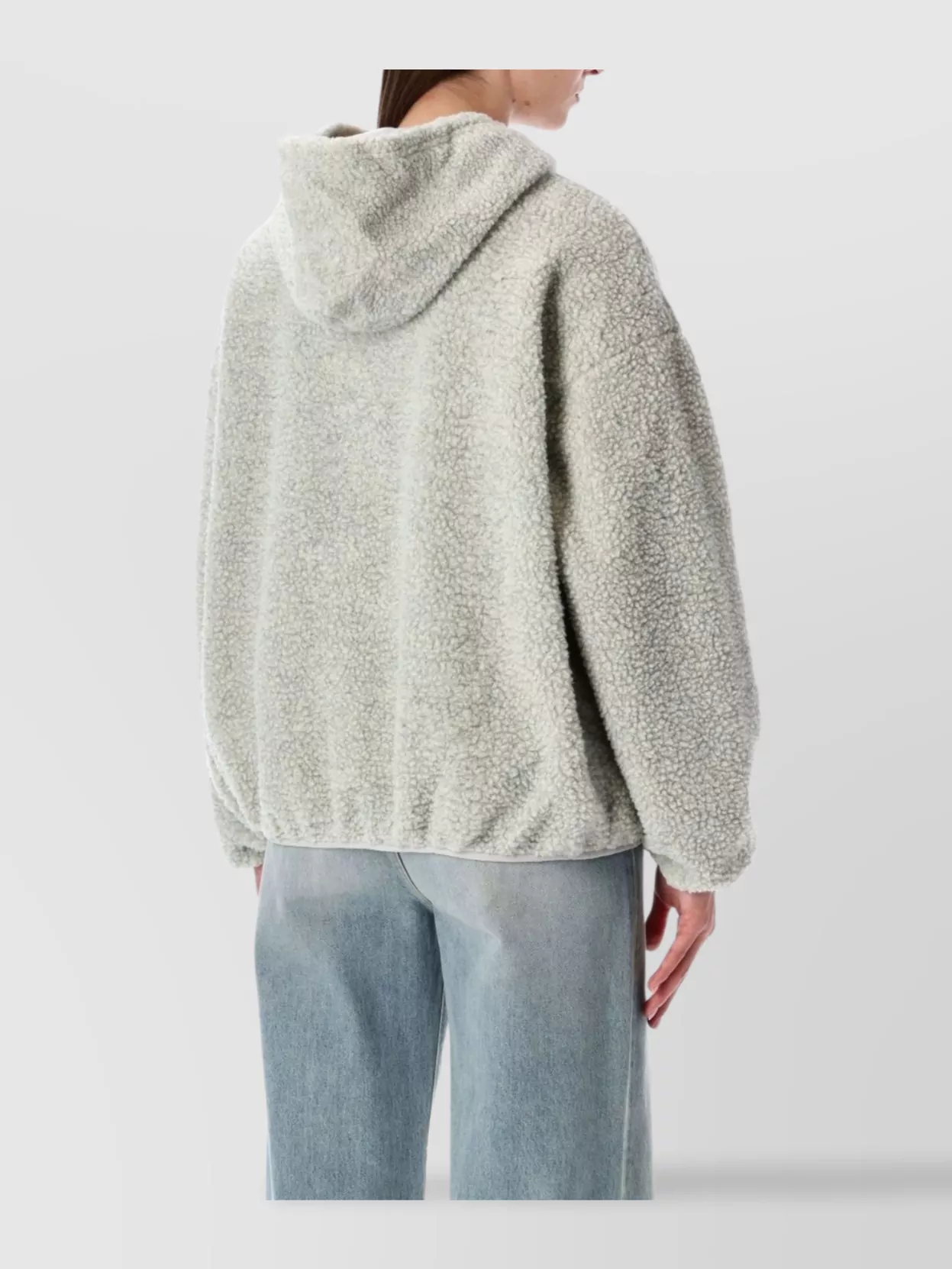 American Vintage Cozy Hooded Teddy Jacket