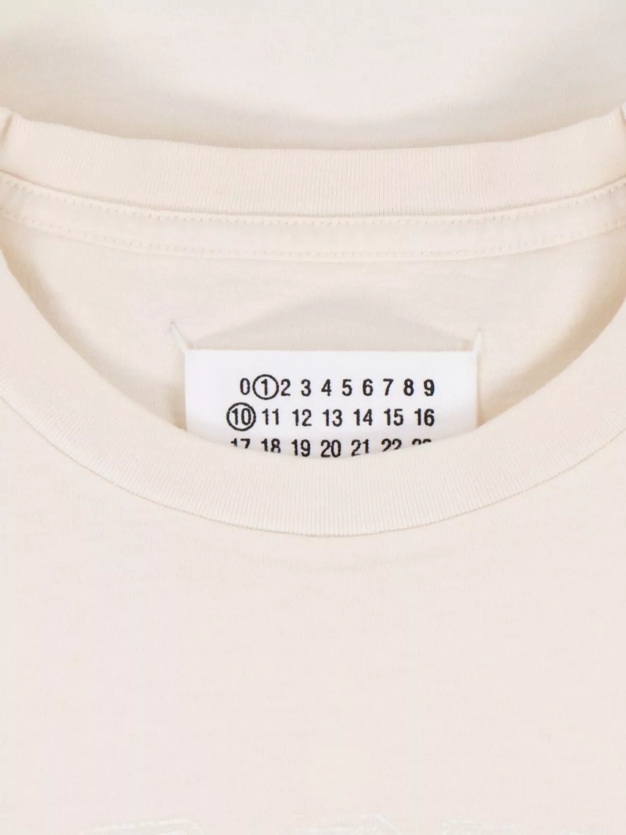 Maison Margiela Crew Neck Plain Design Short Sleeves