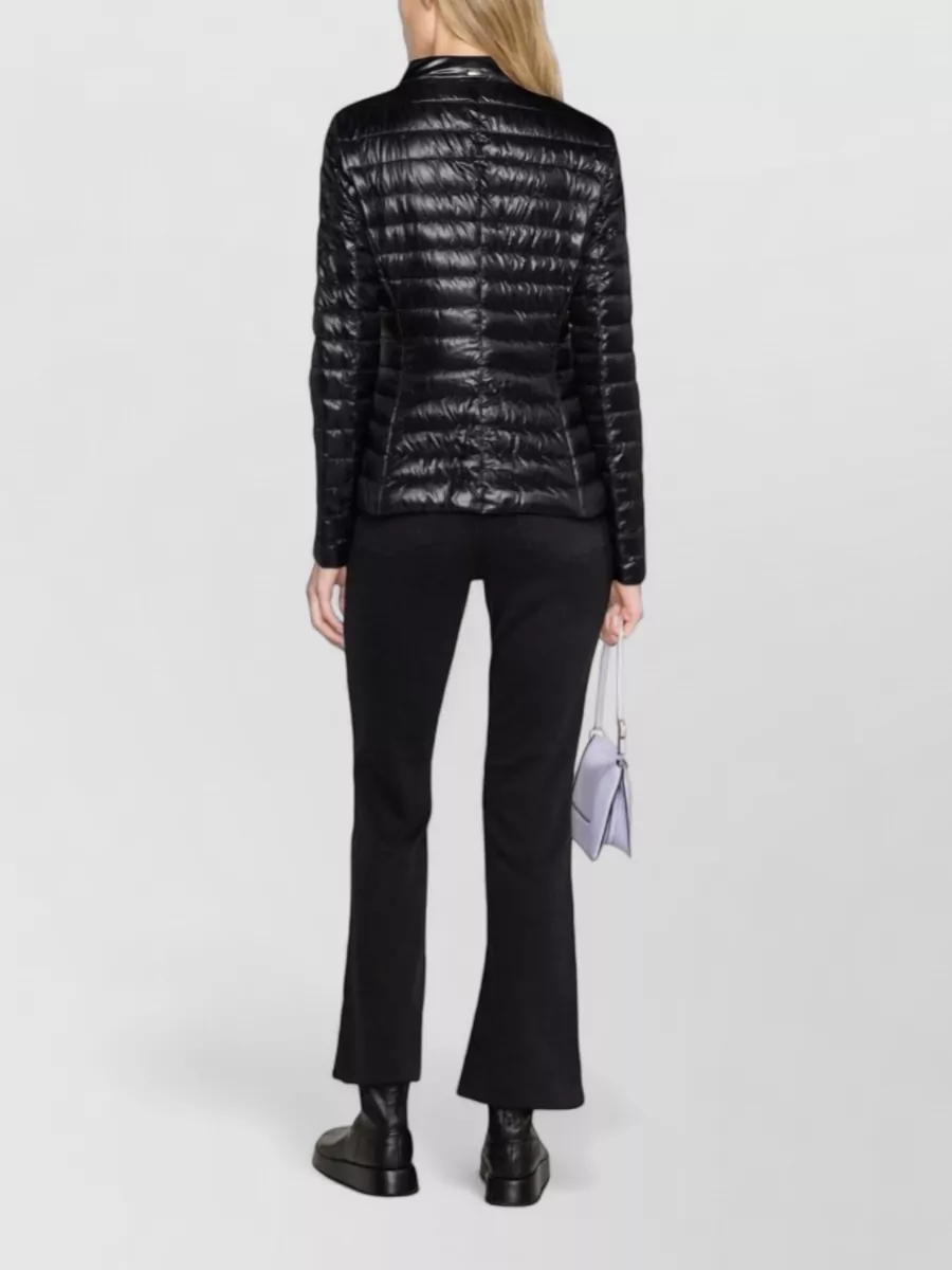 Herno Short Down Jacket Nylon Stand Collar