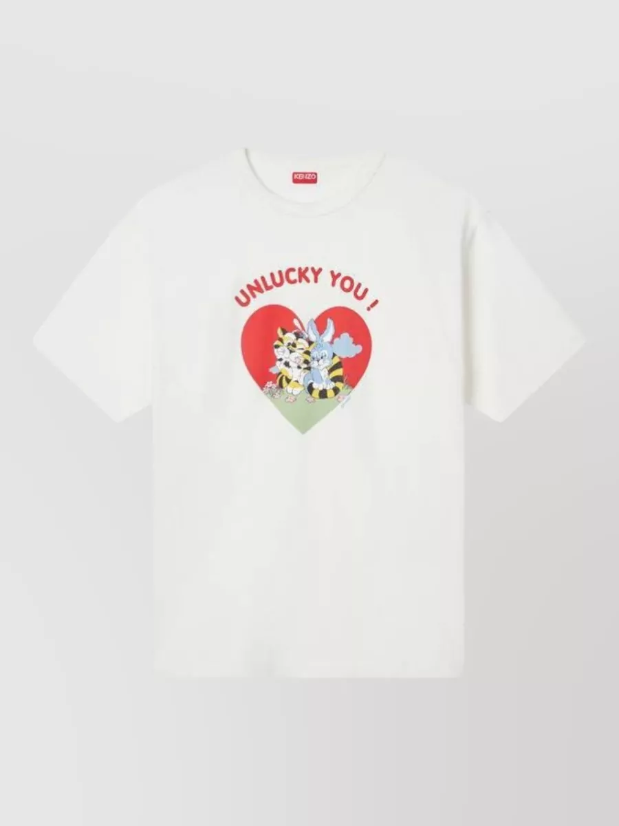 Kenzo Printed cotton short-sleeve t-shirt