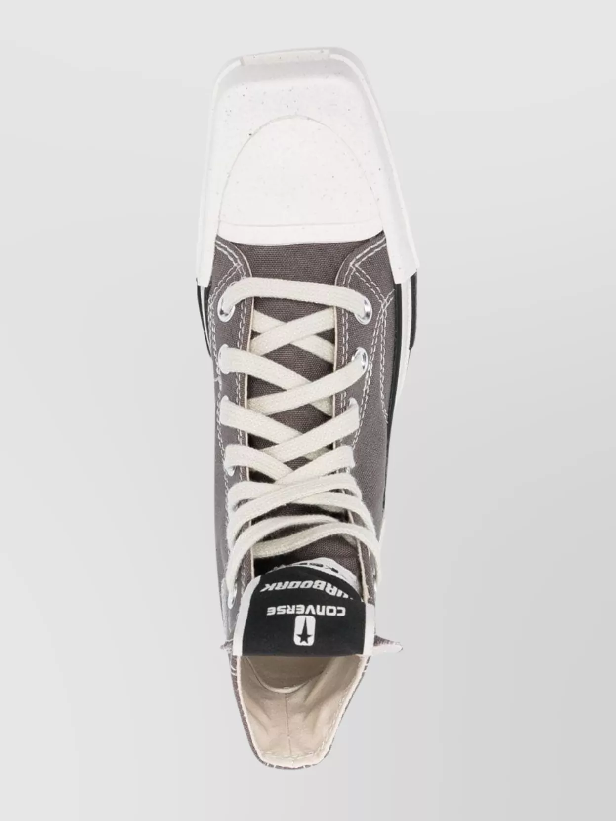 Rick Owens Drkshdw High Top Sneakers Featuring Contrast Stitching