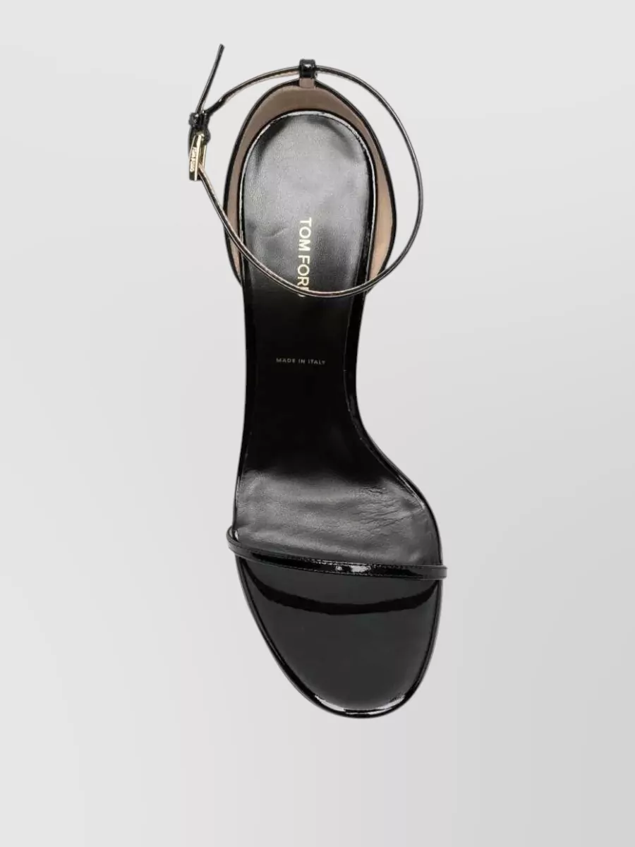 Tom Ford Patent Leather Ankle Strap Sandals