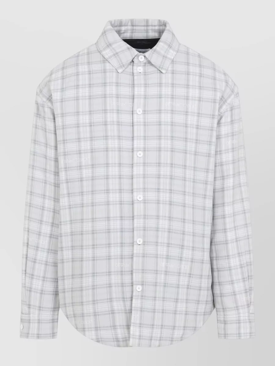 Off-White Checked Quilted Overshirt