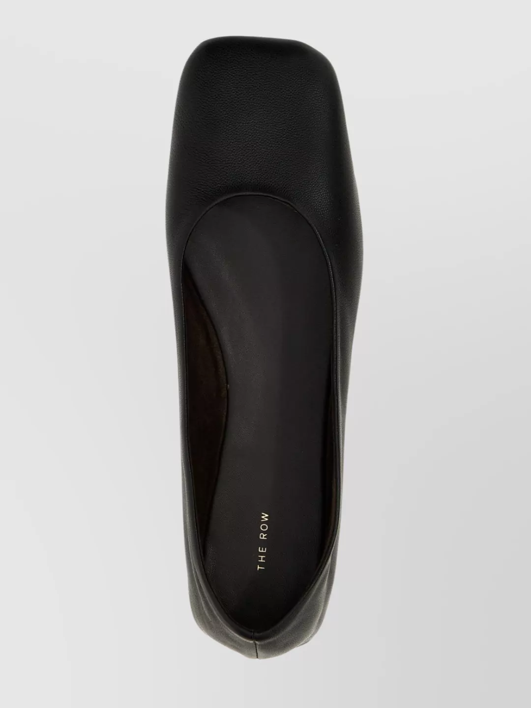 The Row Square Ballet Flats Flat Sole