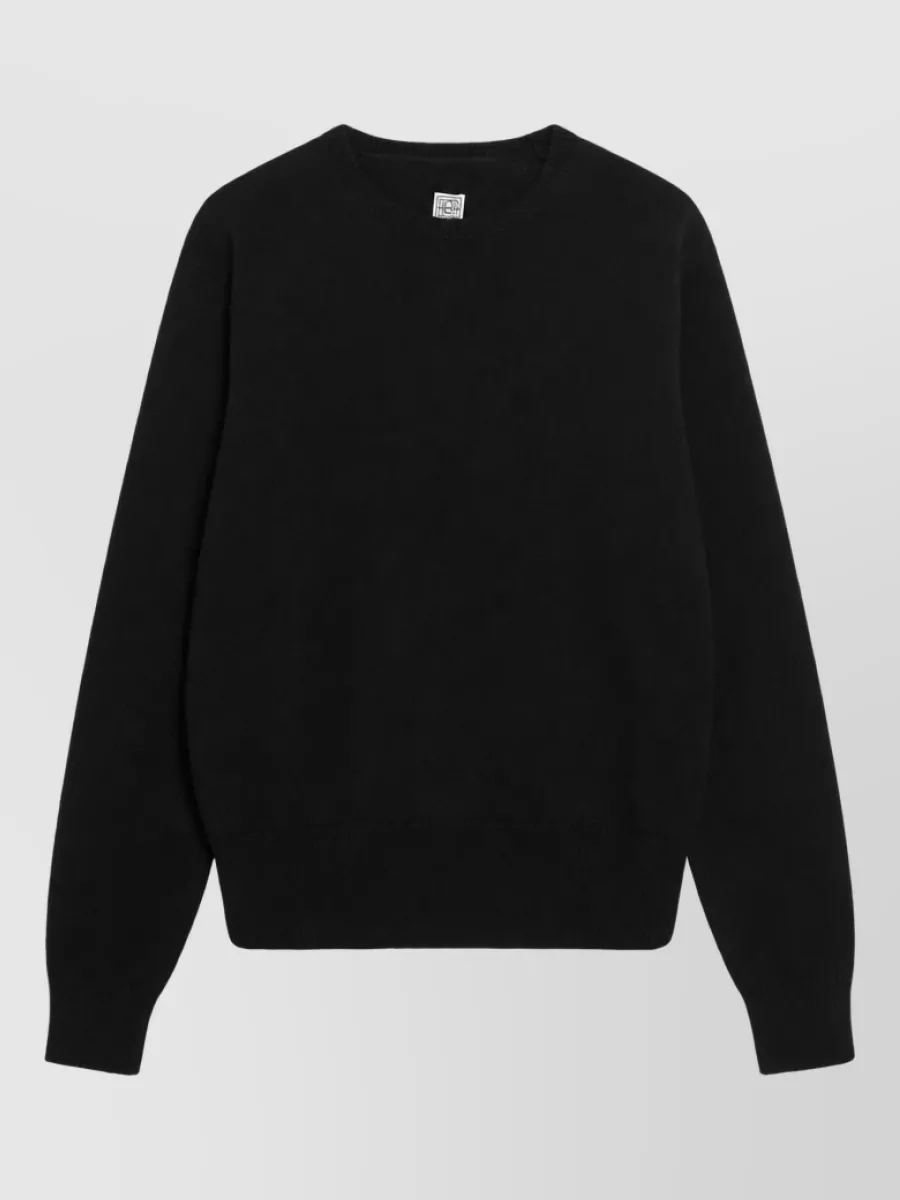 Totême cotton crew neck sweatshirt