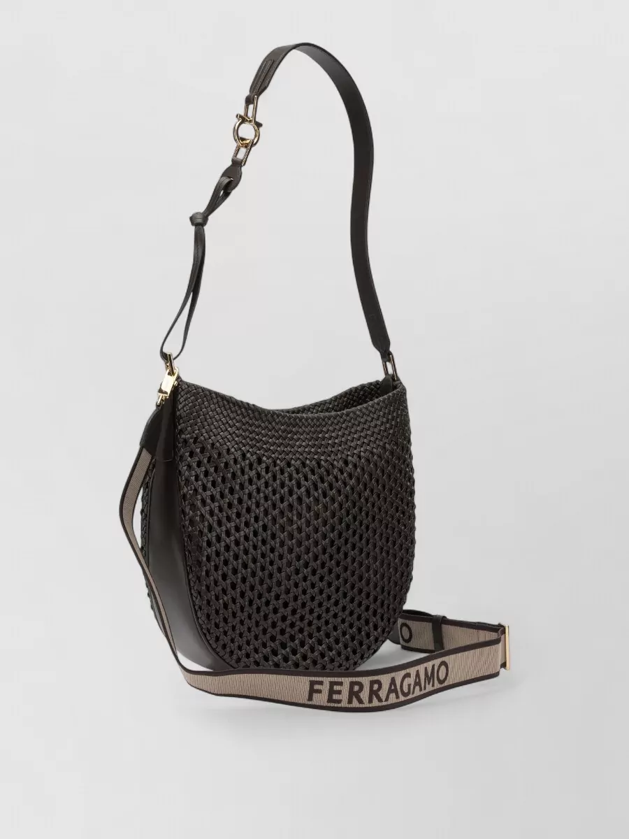 Ferragamo Hobo Smile Small Leather Shoulder Bag