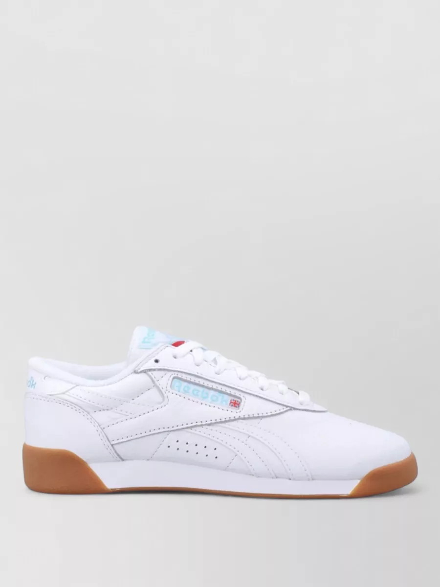 Reebok leather low-top lace-up sneakers