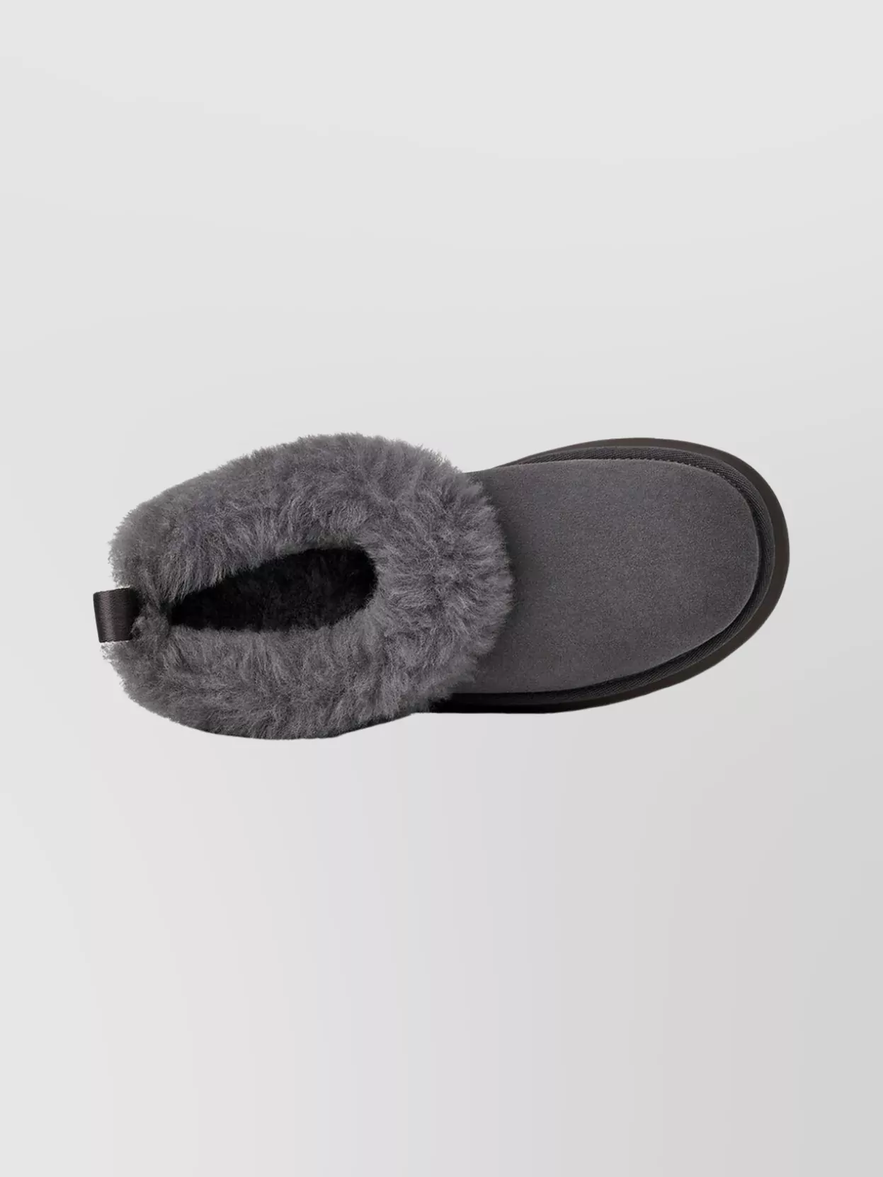 Ugg Tazzelle Suede Mules Sheepskin Collar