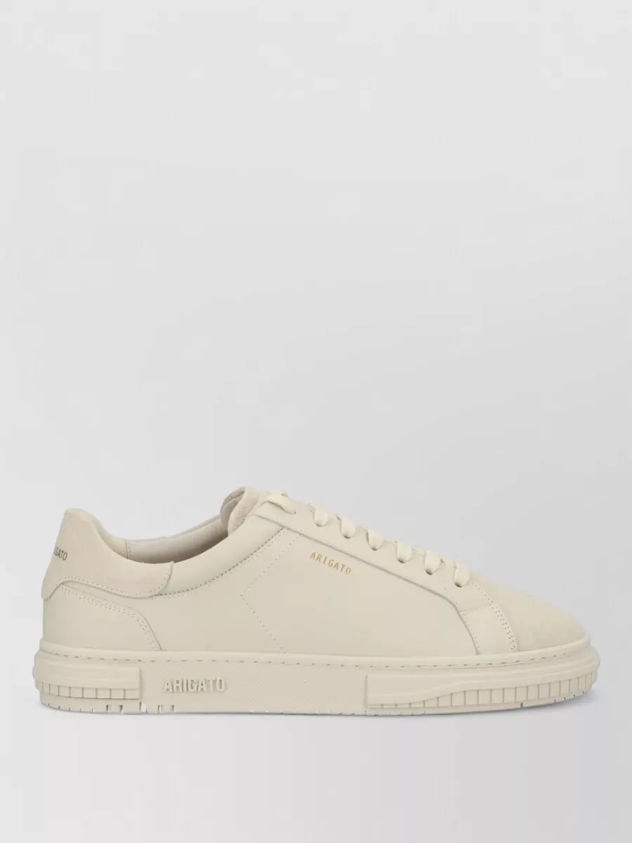 Axel Arigato Low-Top Round Toe Sneakers With Rubber Sole