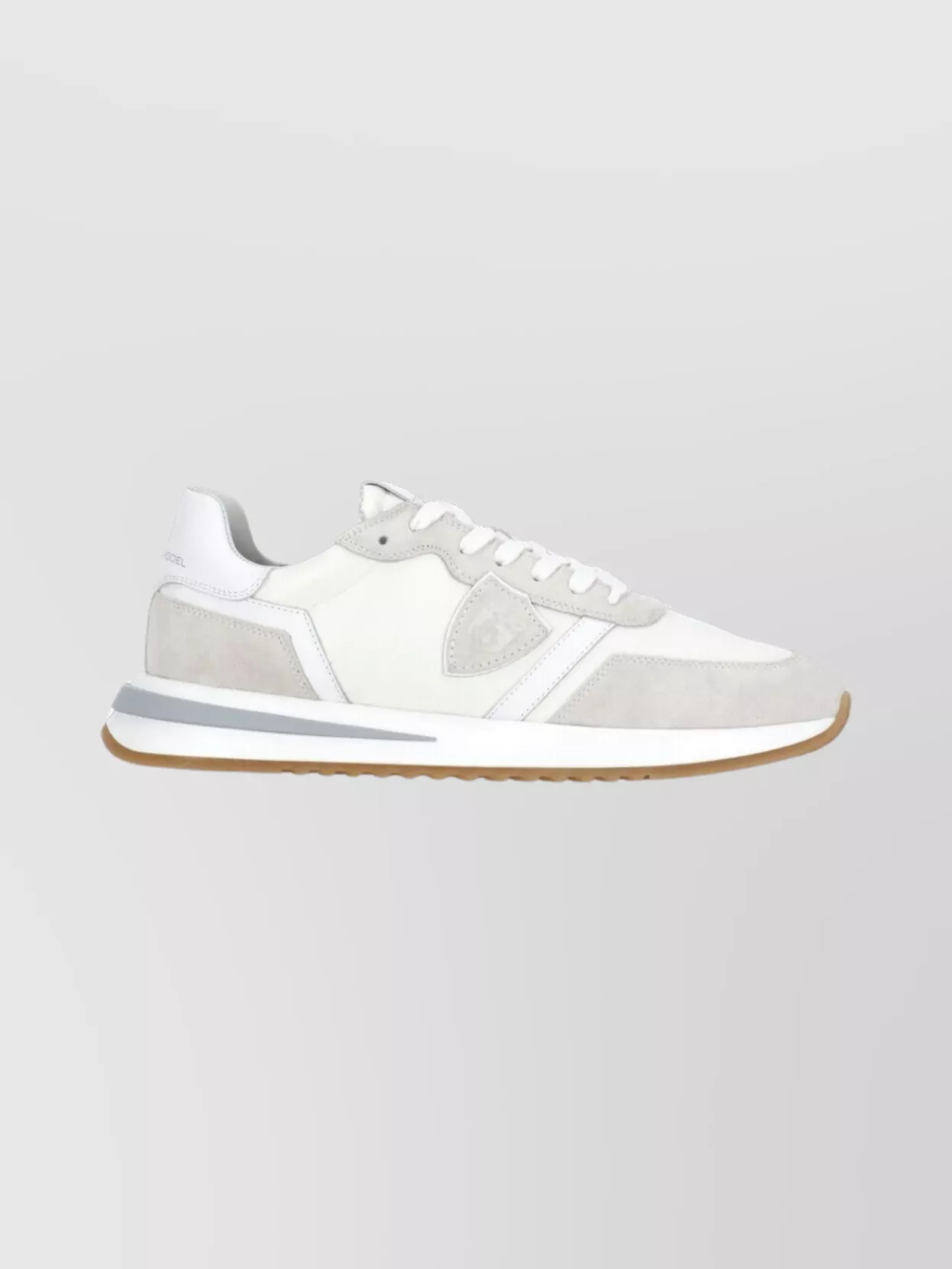 Philippe Model Casual Low Top Sneakers With Suede Inserts