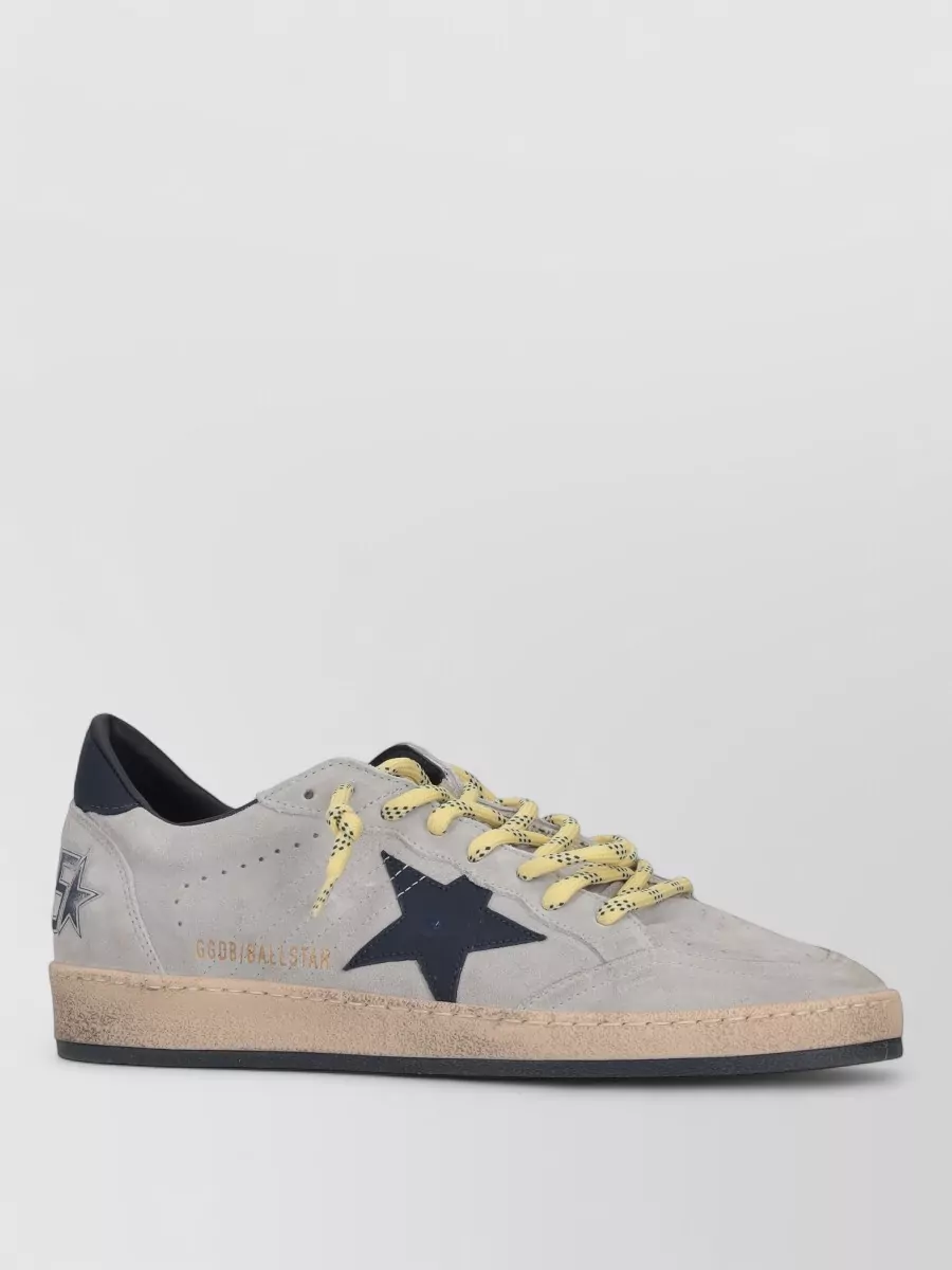 Golden Goose Suede Leather Low-Top Sneakers