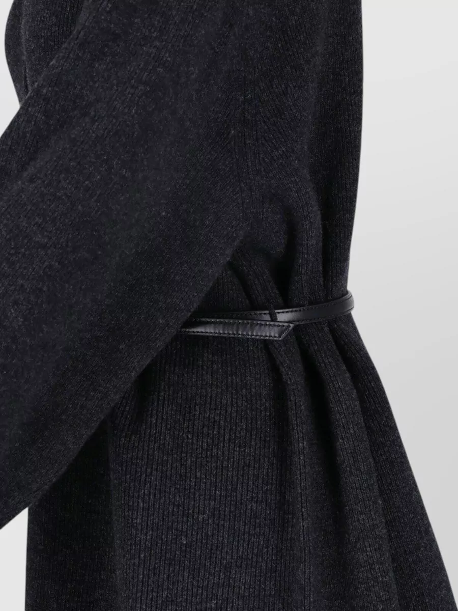 Alexander Wang Wool Crewneck Fitted Jacket