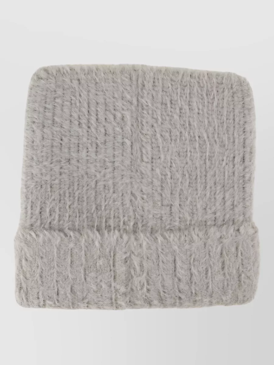 Casablanca fluffy nylon beanie