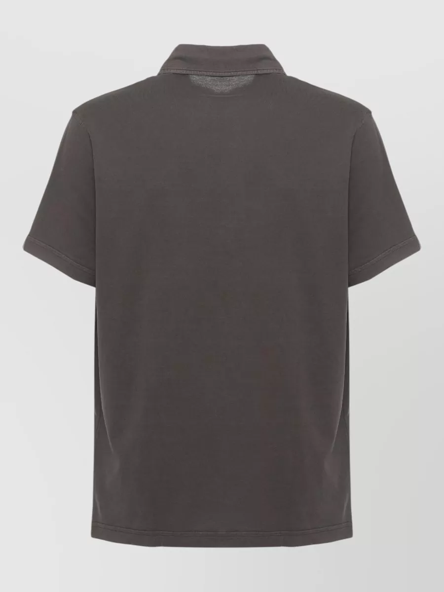 Fay Cotton Short-Sleeve Polo Shirt