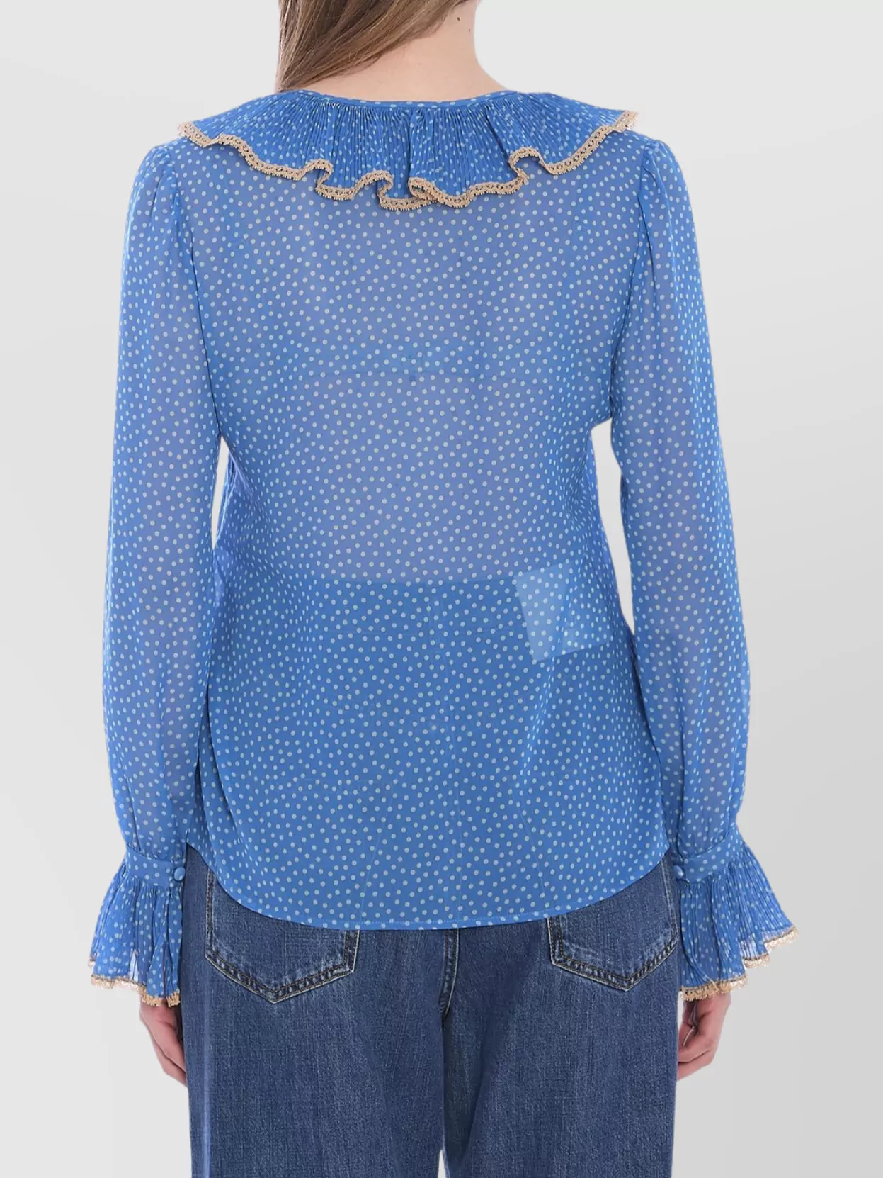 Valentino Garavani Polka Dot Silk Blouse