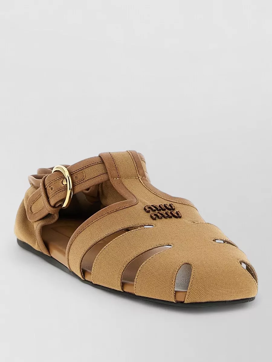 Miu Miu Canvas Sandals