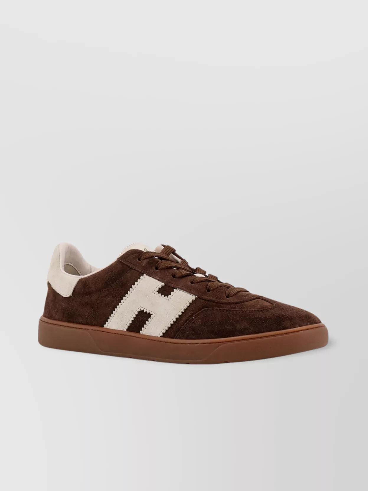 Hogan Low-Top Sneakers With Suede Finish And Contrast Panel