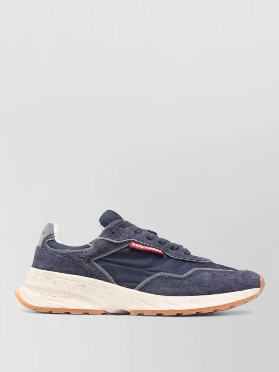 Dsquared2 Suede Panel Low-Top Sneakers