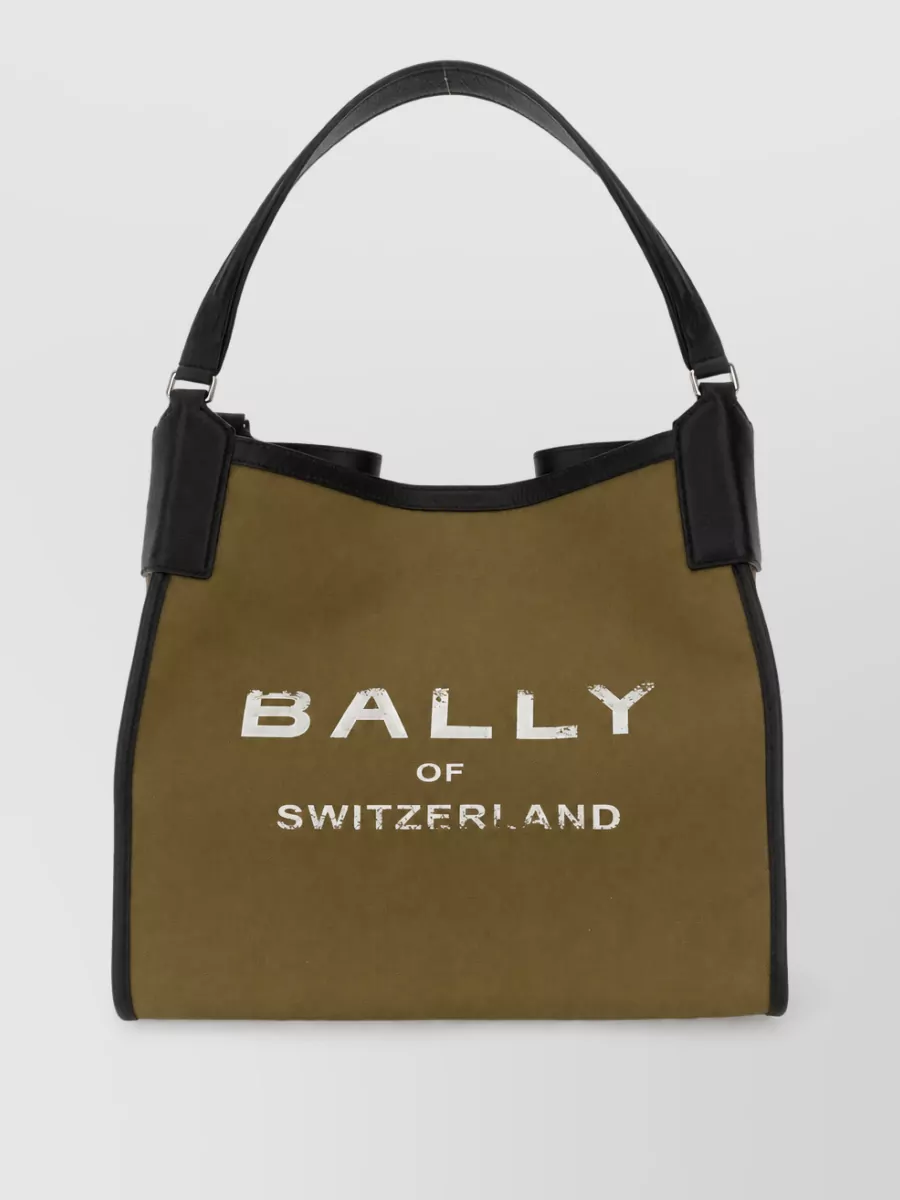 Bally leather tote bag