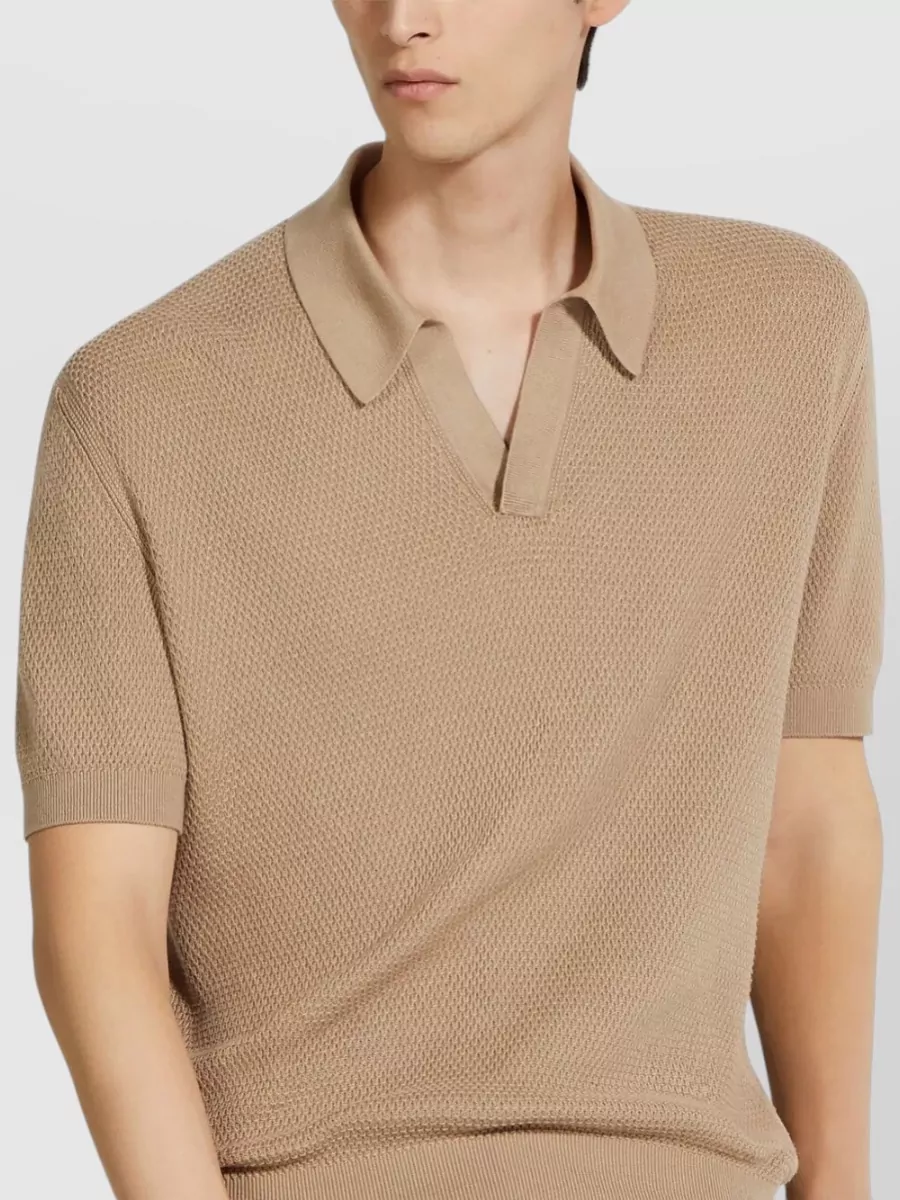 Zegna High-Quality Cotton Polo Shirt
