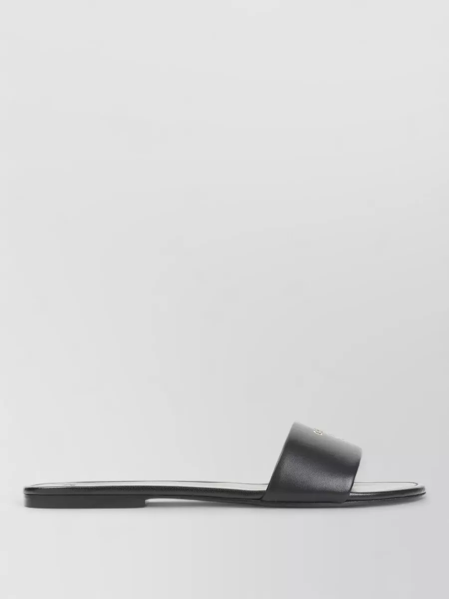 Celine Leather slide sandals