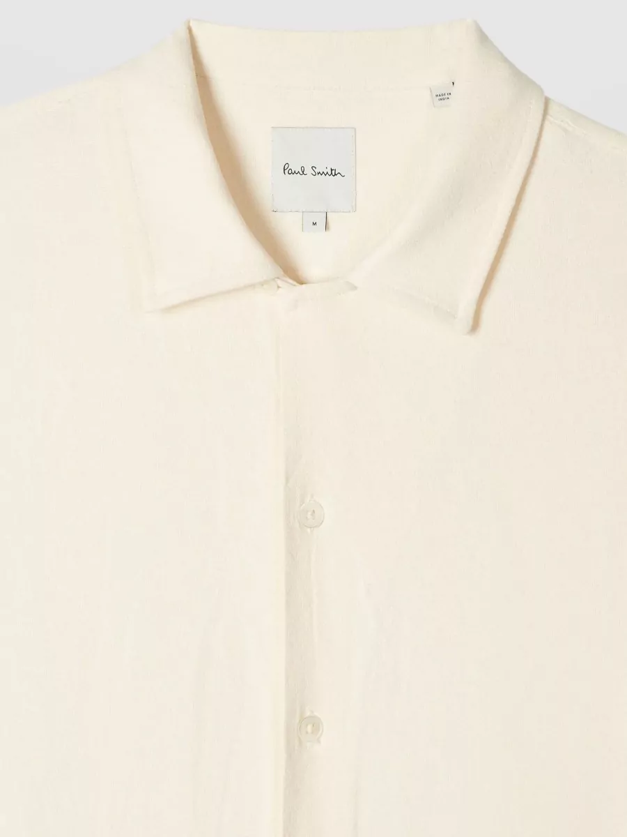 Paul Smith Short-Sleeve Regular-Fit Embroidered Shirt