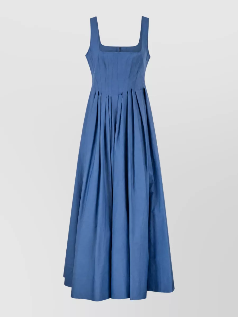 Sportmax cotton structured maxi dress