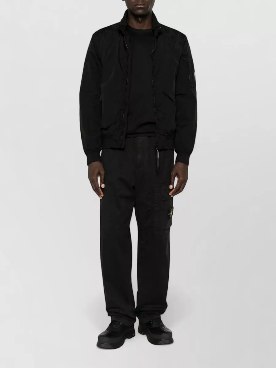 C.p. Company High Neck Nylon Bomber Jacket