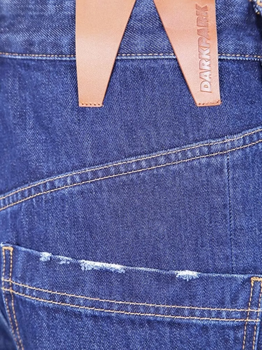 Darkpark Ines Fold-Over Denim Jeans