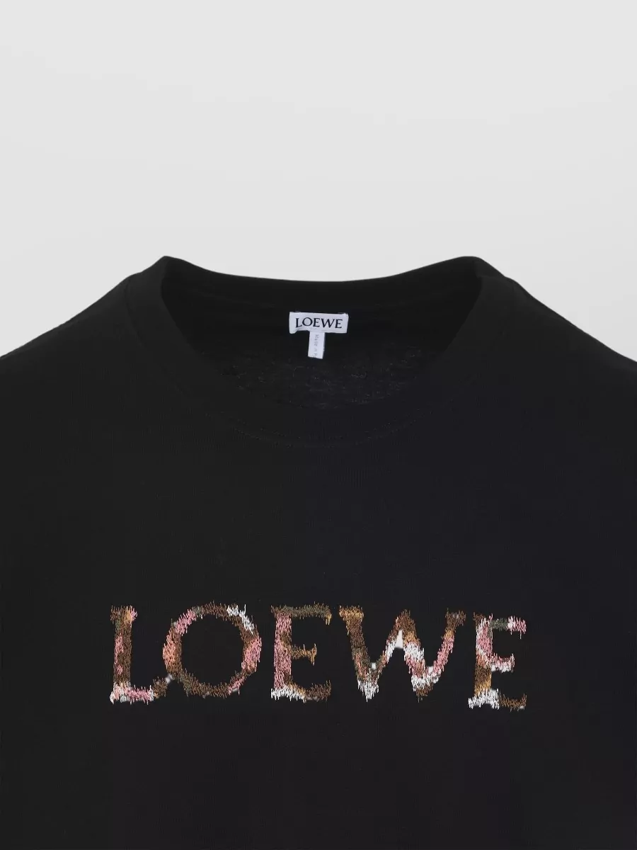 Loewe Relaxed Fit Crew Neck Short Sleeve T-Shirt