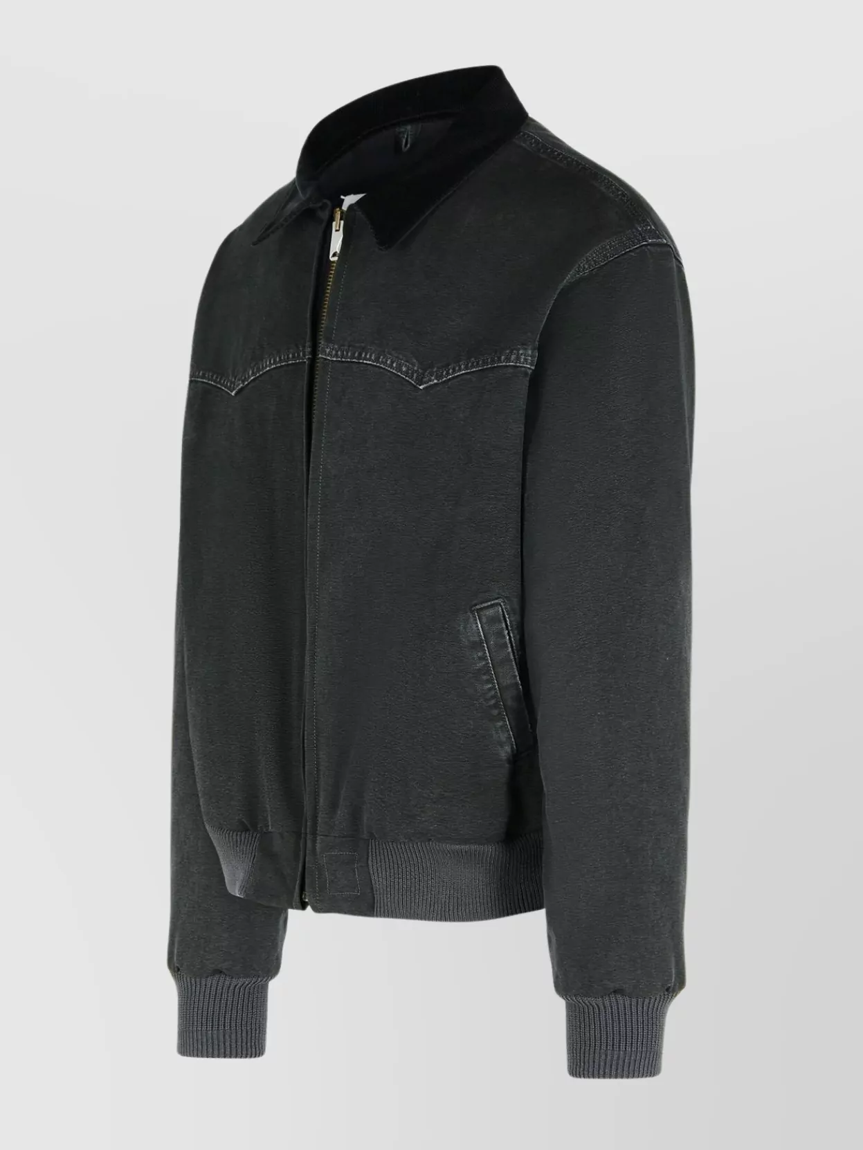 Maison Margiela Cotton jacket contrast collar | The Fashion
