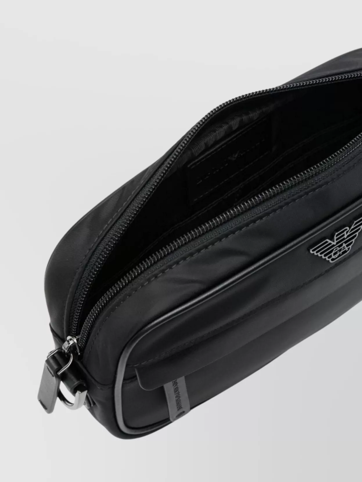 Emporio Armani Leather Wash Bag