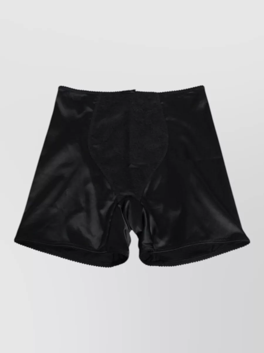Dolce&Gabbana silk lace high-rise cycling short shorts