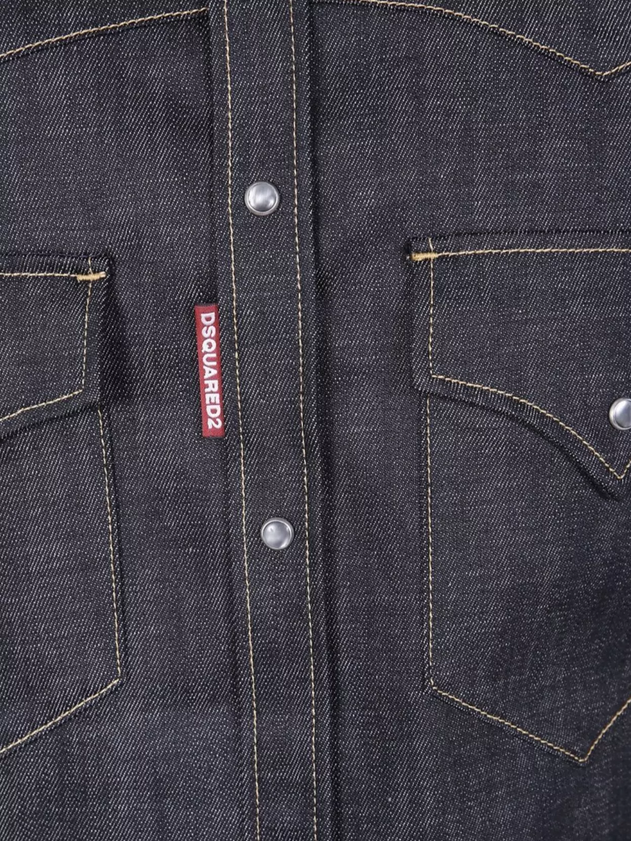 Dsquared2 Western Shirt Featuring Chest Pockets