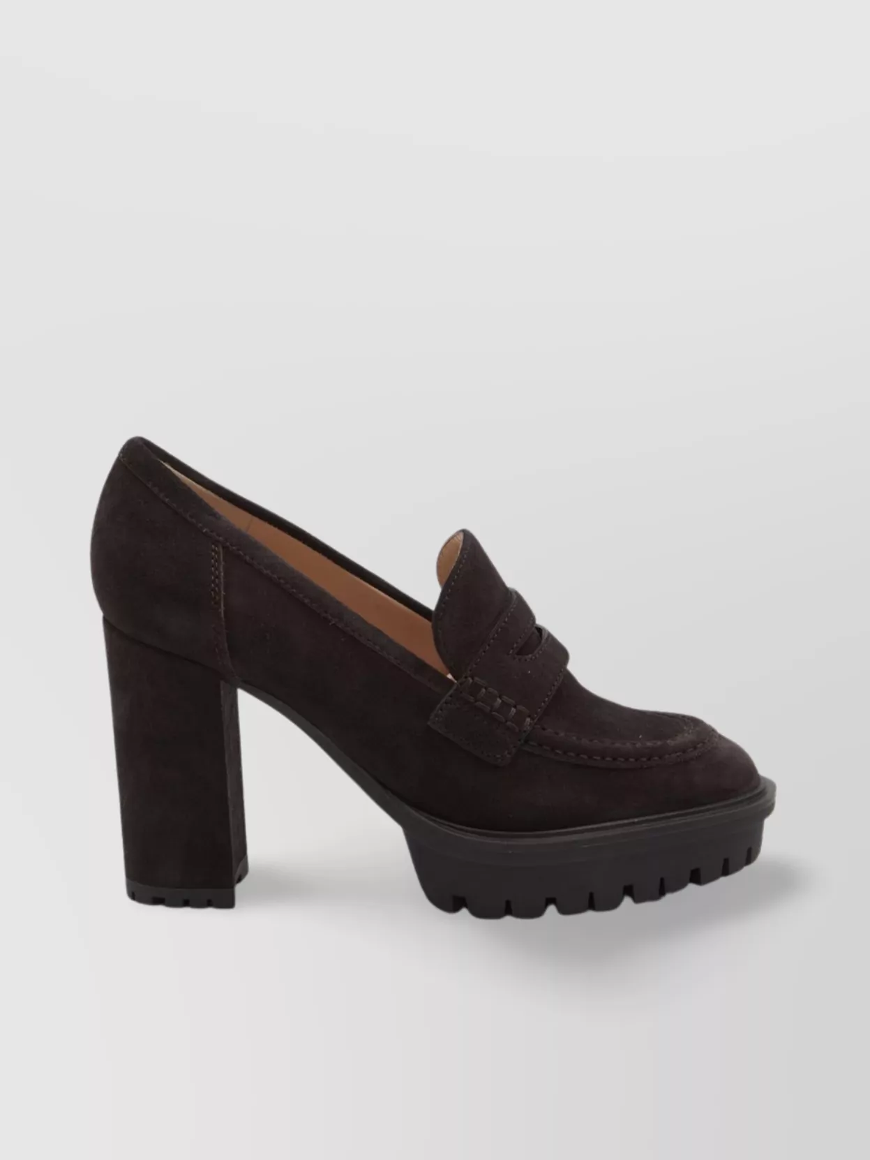 Gianvito Rossi Chunky Penny Loafer Platform Pumps