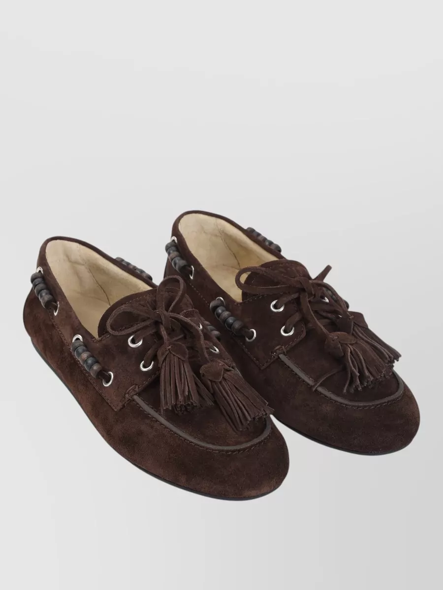 Miu Miu Leather Loafers