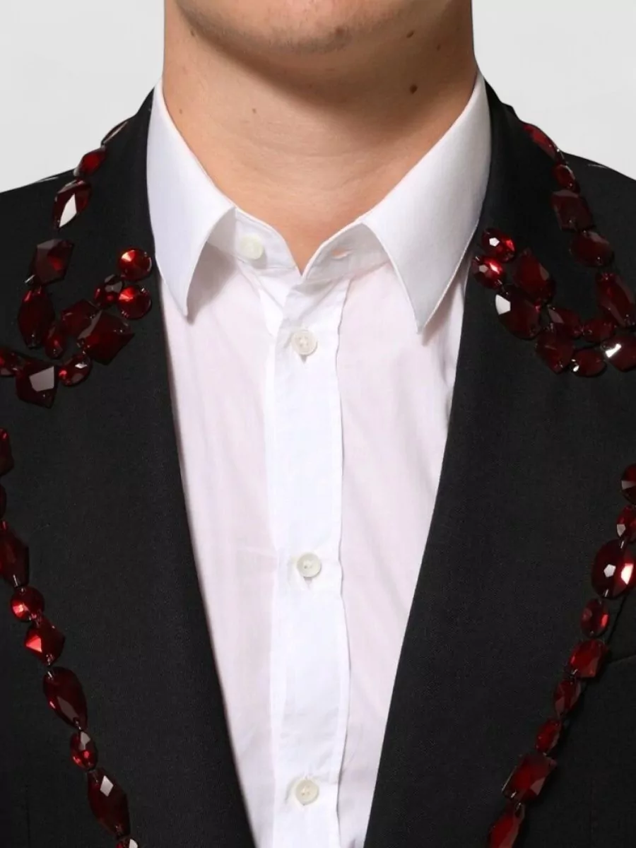 Dolce&Gabbana Crystal Embellished Blazer