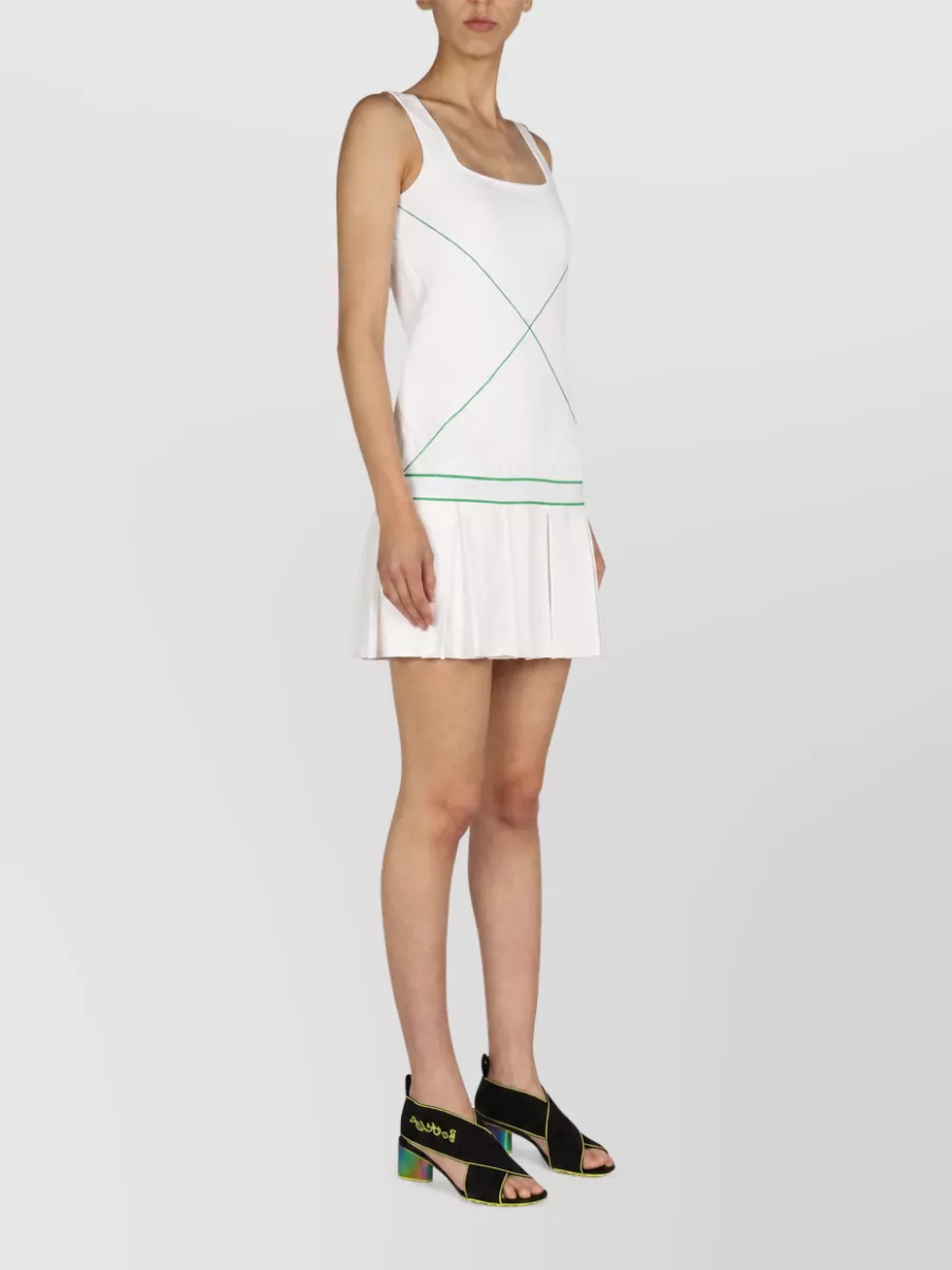 Bottega Veneta Logo Embroidery Beach Dress