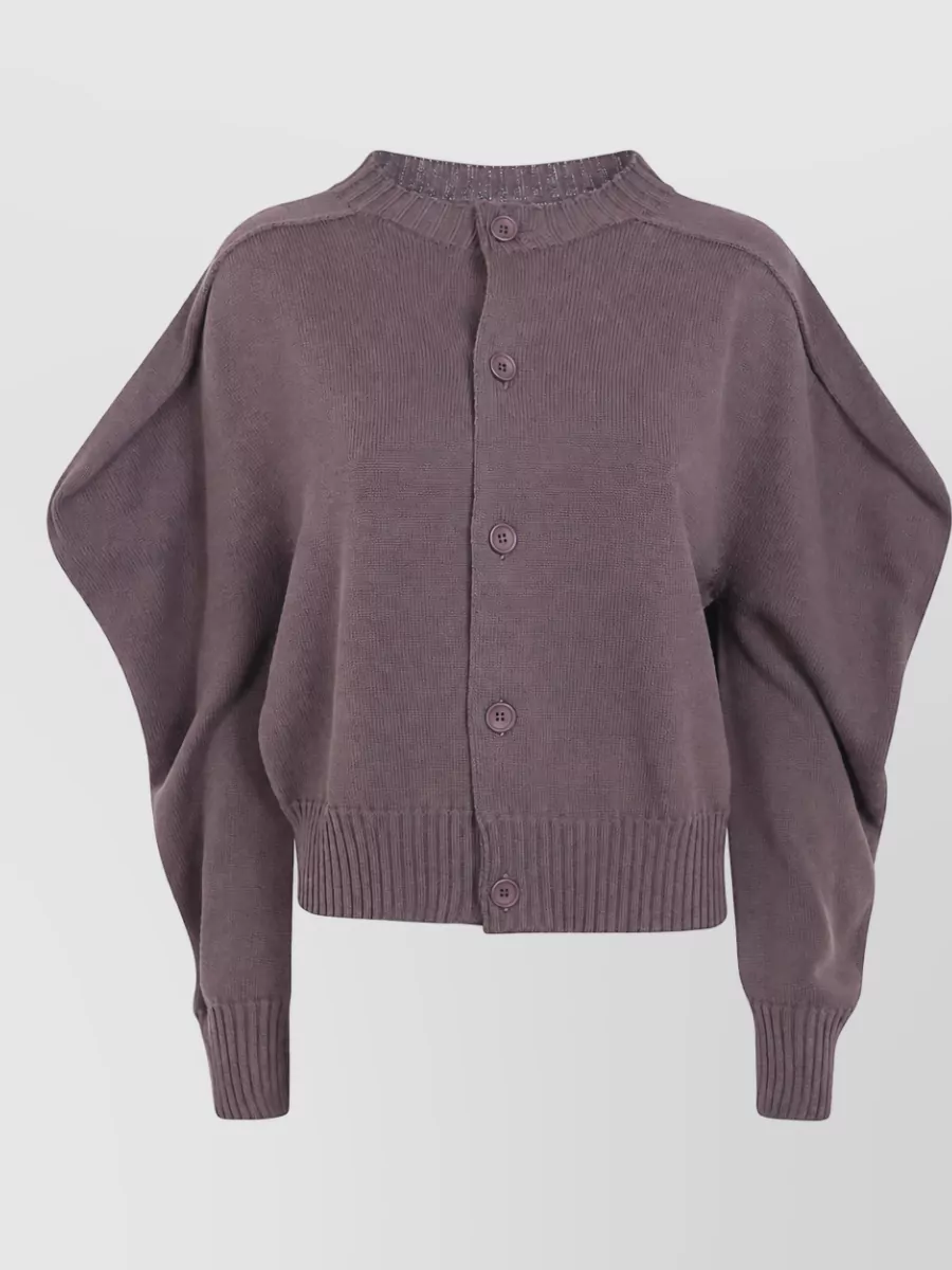 Issey Miyake akimbo knit volume cardigan