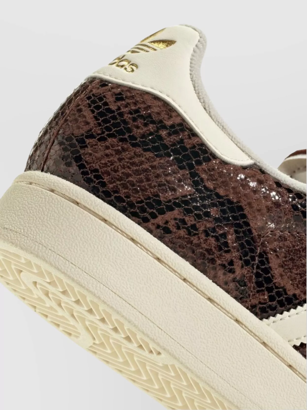 Adidas Low-Top Leather Sneakers Textured Finish