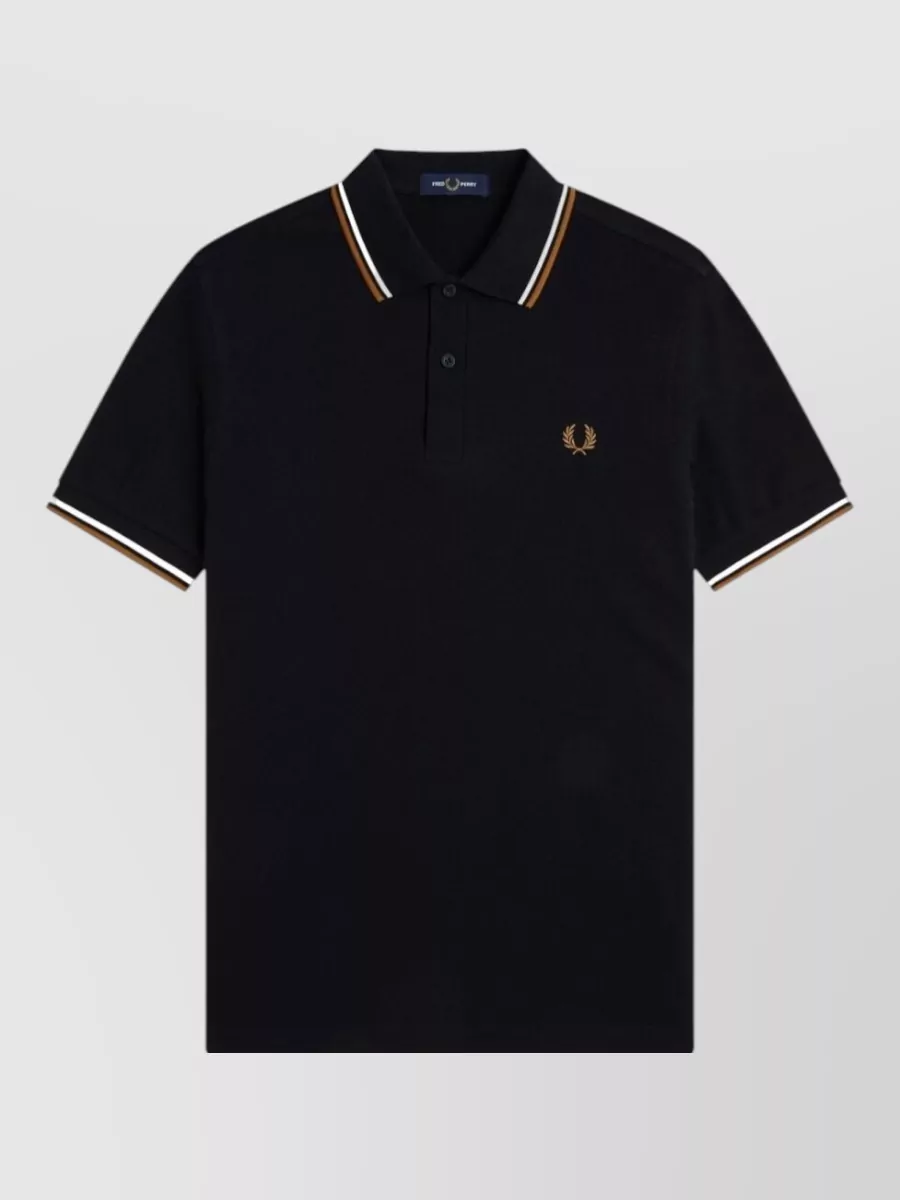 Fred Perry cotton logo polo shirt