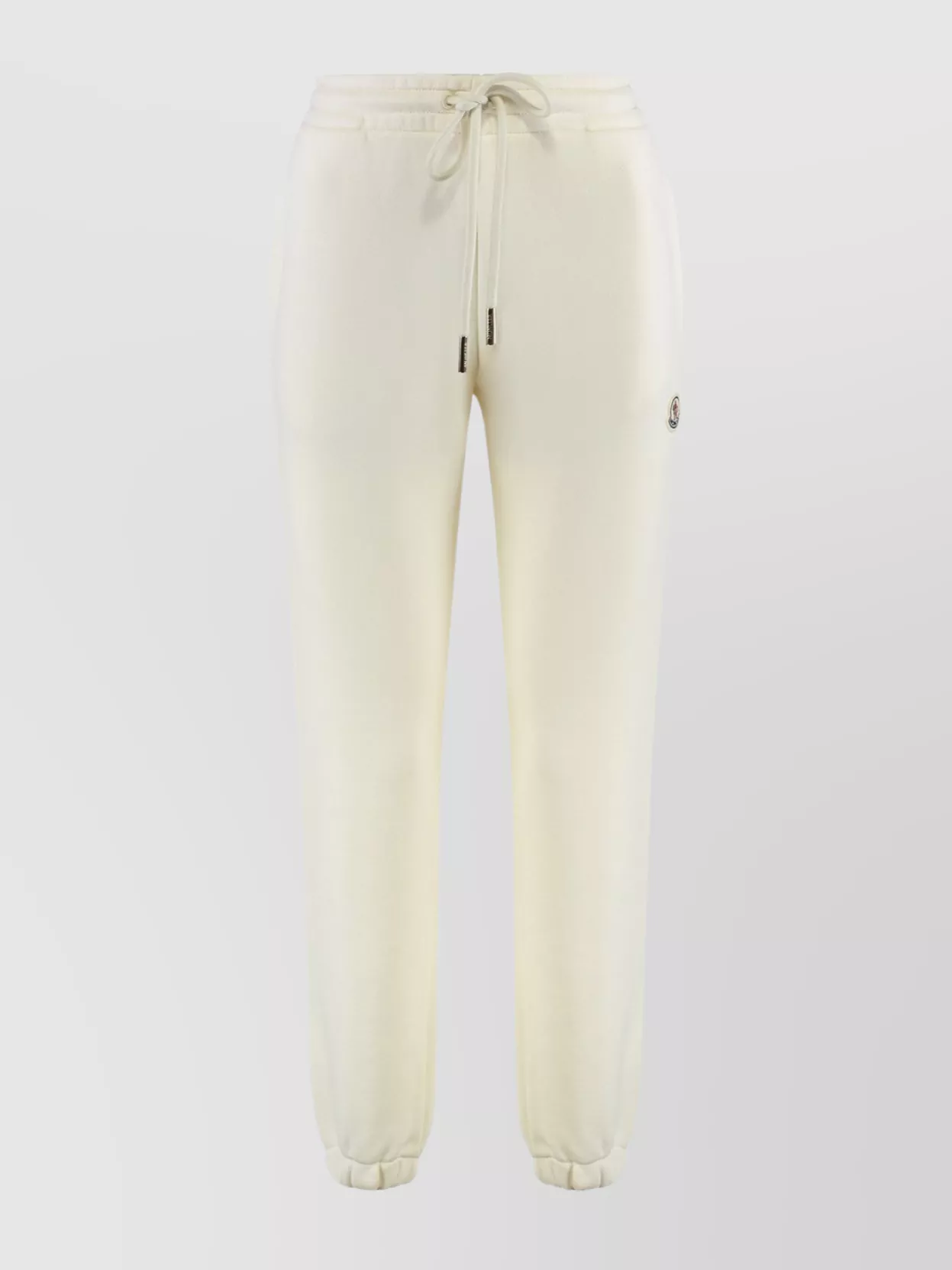 Moncler Cotton Leisure Track Trousers In Neutral