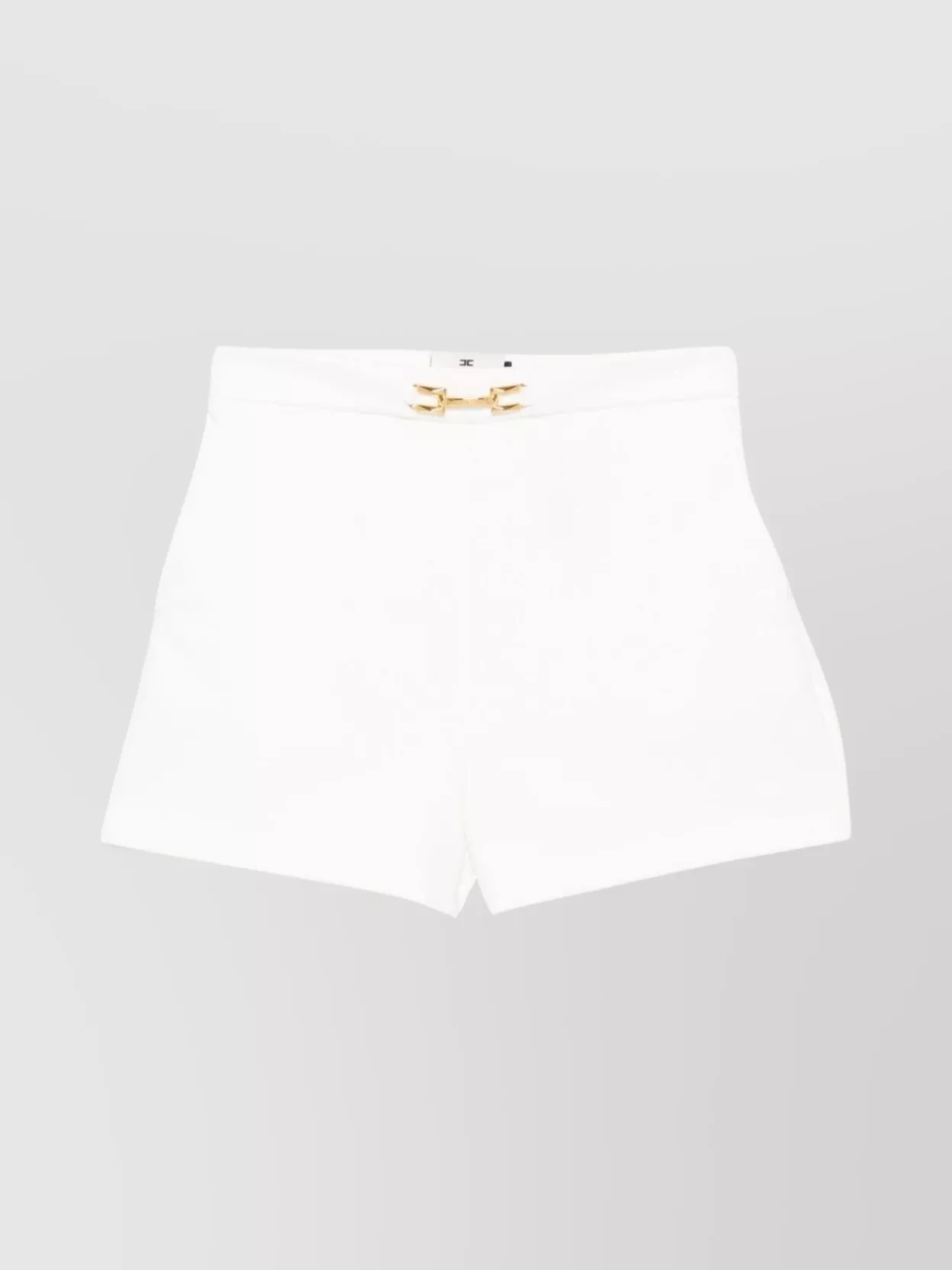 Elisabetta Franchi High-Waisted Shorts With Belt Loops And Pockets