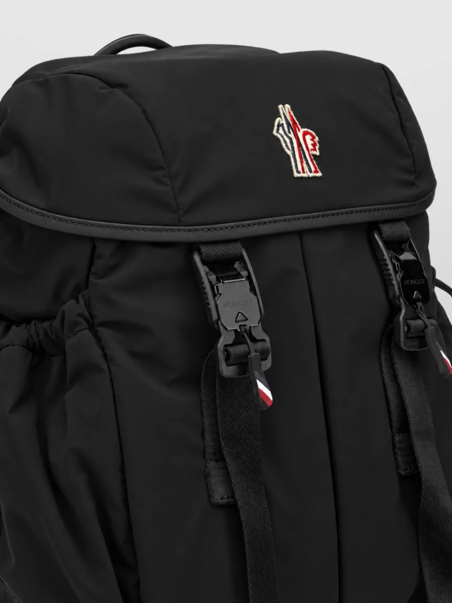 Moncler Grenoble Leather Trimmed Backpack