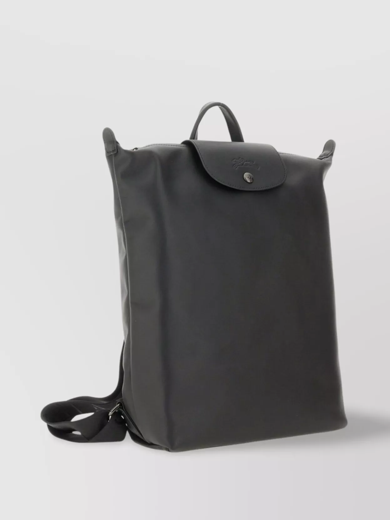 Longchamp Adjustable Straps Front Flap Top Handle Backpack